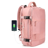 2020 customized LOGO 15.6 inch laptop backpack bag large capacity outdoor leisure bag business  black backpack