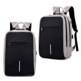 Waterproof Portable Ant Fleece Laptop Backpack China Supplier School Bag With USB Charging Port and Headear Hole
