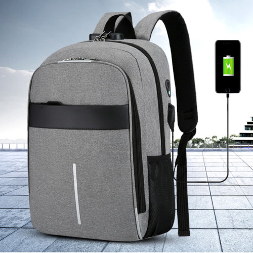 New Trend Fashion Schoolbag Backpack High Quality Designer Rucksack College Waterproof Men USB School Backpack