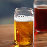 creative bar beer glass  Borosilicate glass cans Beer Glass custom LOGO printing pattern