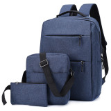 New 15.6 inch bag set fashion usb laptop backpack
