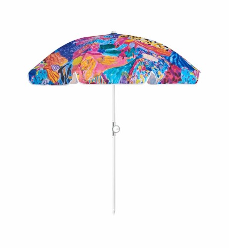 Fancy design custom full printing beach umbrella