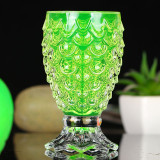 Creative hot sell 6oz fish design glass tumbler glass cup