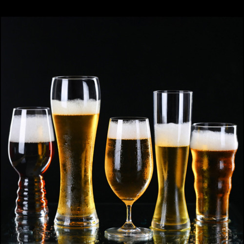 Wholesale Various specifications Cheap Bar Glassware Double Sided Drinking Beer Glass Cup Beer Steins Beer Glass