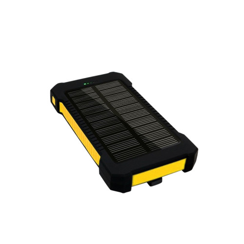 New high capacity Portable solar Power Bank with Flashlight