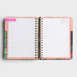 Custom Spiral Hardcover undated Women Life Plan Record Goals Tracker Daily Monthly Planner