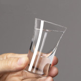 Custom Logo 45 ml Small Capacity Wine Glass For Vodka Tequila Cordials Whisky Bullet Shot Glasses