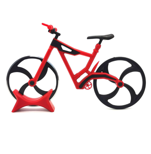 Bicycle Pizza Cutter Wheel Stainless Steel Blades With Non-stick Coating Serveware
