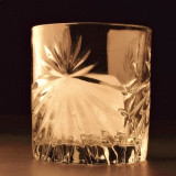Unique classical carved cocktail glass bar ice hockey wine glass carved whisky glass