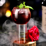 Wholesale bar round cocktail glass smoked molecule creative gourmet restaurant bar coffee glass ball cup