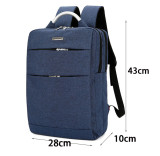 Mochila Slim Waterproof Smart Bagpack Mens back bags business usb laptop Backpack