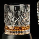 Wholesale cheap nail-shaped glass beer mug home drinking glass round whisky glass