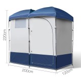 2021 homeful OEM pop up inflatable double changing dressing room tent with shower handle hook