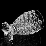 Creative hot sell 6oz fish design glass tumbler glass cup