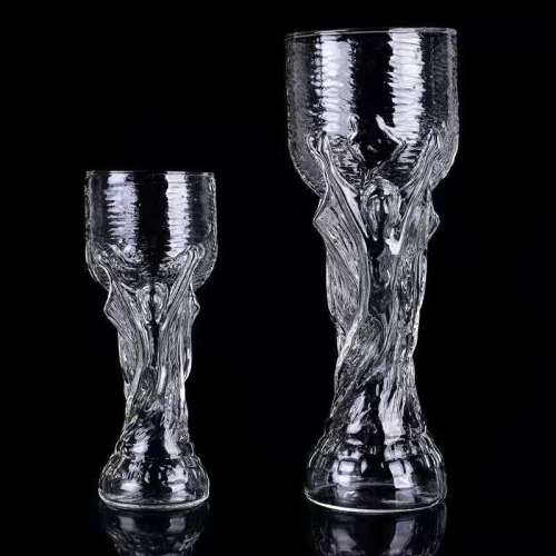 New Design beer glass mugs/drink glass cup/ glass beer mug cup beer glass cup for bar home