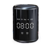 Portable Home Wireless Touch Scree  Alarm Clock Speaker Creative Multifunctional Audio ABS Smart  Speaker