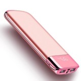Hot Sale Mini Digital Emergency Portable Power Bank Station Wireless Charging Power Bank 10000mah with LED Display