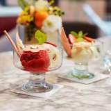 Wholesale high-foot, thick-soled ice cream glass juice glass cup bar bartending vessel cocktail glass