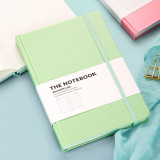 Wholesale Plain PU Leather Cover Macaron Writing Notebook Diary Promotional Journal Agenda