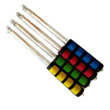 High quality multi size mini guide portable Stretch flag pole wholesale