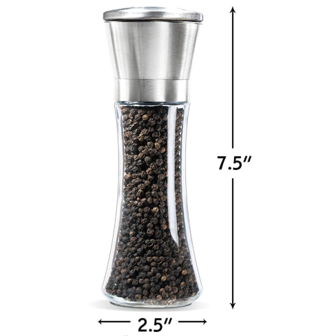 Pepper Grinders Stainless Steel Pepper Mill Grinder Salt and Pepper Grinder Set