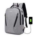 Anti theft black usb travel original anti-theft backpack charging laptop rucksack