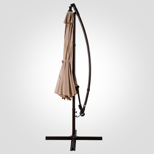 Adjustable Outdoor Garden Patio Roman Banana Hanging Umbrella Commercial Aluminum Parasol