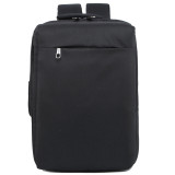 Waterproof Anti Theft Laptop Backpack USB Charging Port Business Scan Smart with Rain Cover 15.6 Inch Gray Black
