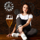 Eco-friendly thickened large-capacity beer glass 1800ml-3400ml beer mugs
