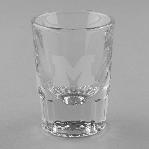 2oz classic fluted bottom shot glass heavy personalized  shot glass
