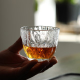 New design and unique shape of 8oz whisky wine glass tumbler cup