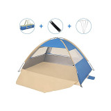 Outdoor beach tents portable camping easy set up Sunscreen coating pop up beach tent with shade shelter UV50+