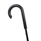 hot selling 24 inches manual 24 ribs big size strong windproof customized color J handle rain stick umbrella straight umbrellas