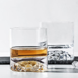 Unique iceberg bottom highball glass white wine glass whisky glass for bar/ restaurant