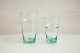 Moroccan Handblown Glass beer pint glass half pint high ball glass
