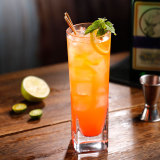 Wholesale Japanese Straight Colin Cocktail Glass Hypo Glass Cup Square Long Drinking Glass