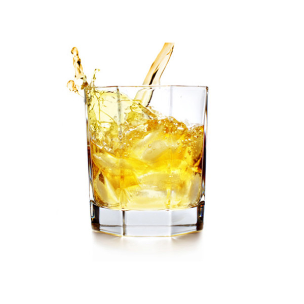 185ml~270ml cheap wholesale transparent white glass beer mug with octagonal series