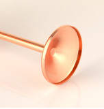 200 ml unbreakable Gold Stainless Steel Champagne Flute wine glass cup