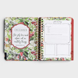 Custom Spiral Hardcover undated Women Life Plan Record Goals Tracker Daily Monthly Planner