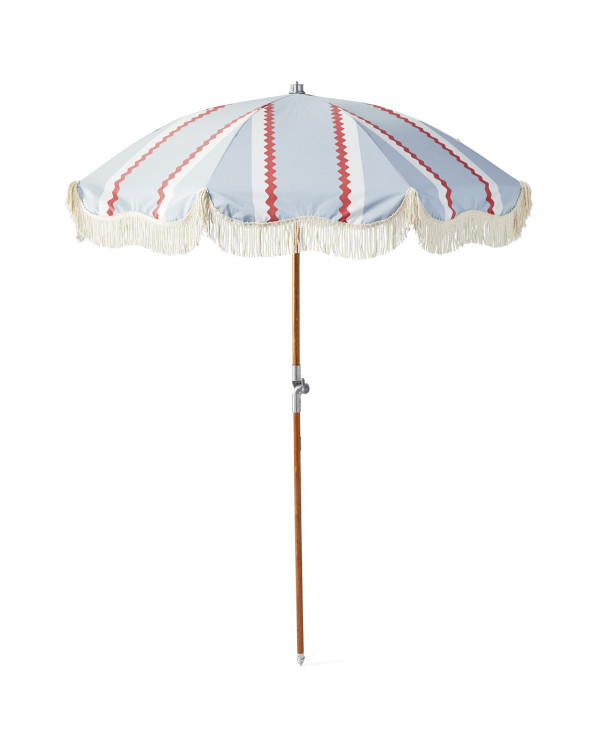 Outdoor umbrella waterproof garden beach restaurant umbrella patio sun parasol wooden umbrella with tilt