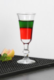 small champagne glass/shot wine glass cup goblet Layered Rainbow shot glass cup