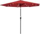 Wholesale Outdoor Hanging Beach Solar Led Patio Umbrella Light Parasol Lamp Garden Leisure Solar Umbrella