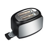 Multifunctional Classic Vintage Toaster 2 Slice 2 Slot Toaster Stainless Steel Toaster