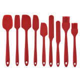 9 Pcs Heat Resistant Non-Stick Baking Spatula Small Silicone Kitchen Utensil Set
