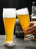 China Factory Wholesale Different sizes German print Beer Mug Glass,Beer Glass Cup Custom Logo,Beer Glass