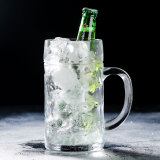 560ml  bubbles beer mugs with custom logo, bar use large volume beer glass with handle