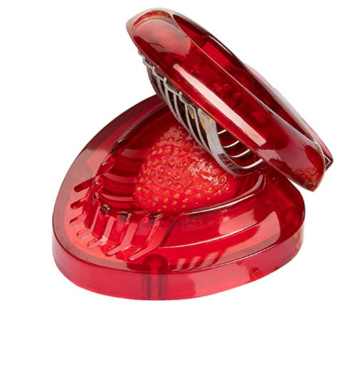 Kitchenware Fruit Strawberry Slicer Stainless Steel Strawberry Huller and Slicer