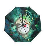 Wholesale Totoro Happy Rain Citizen Designer Umbrella Material 3 Fold