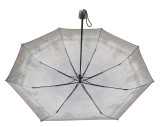Promotional UV Protection White Folding Sun Umbrella with Logo