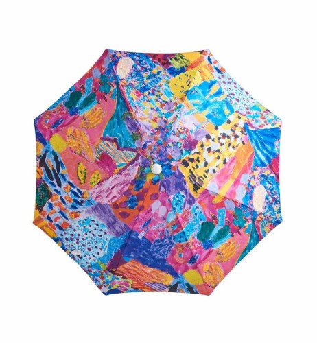 Fancy design custom full printing beach umbrella